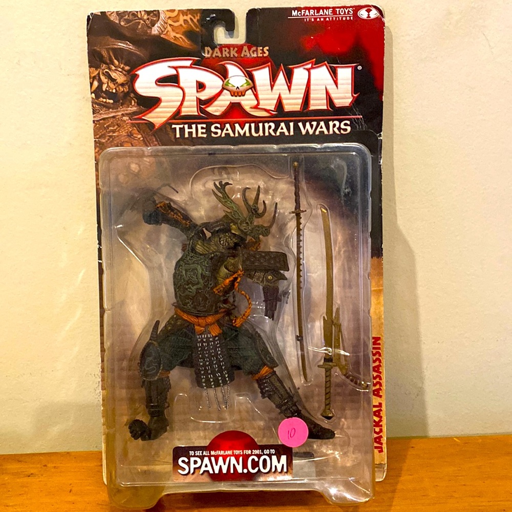 2001 McFarlane Toys Dark Ages Spawn Ser 19 The Samurai Wars Jackal Assassin NIP